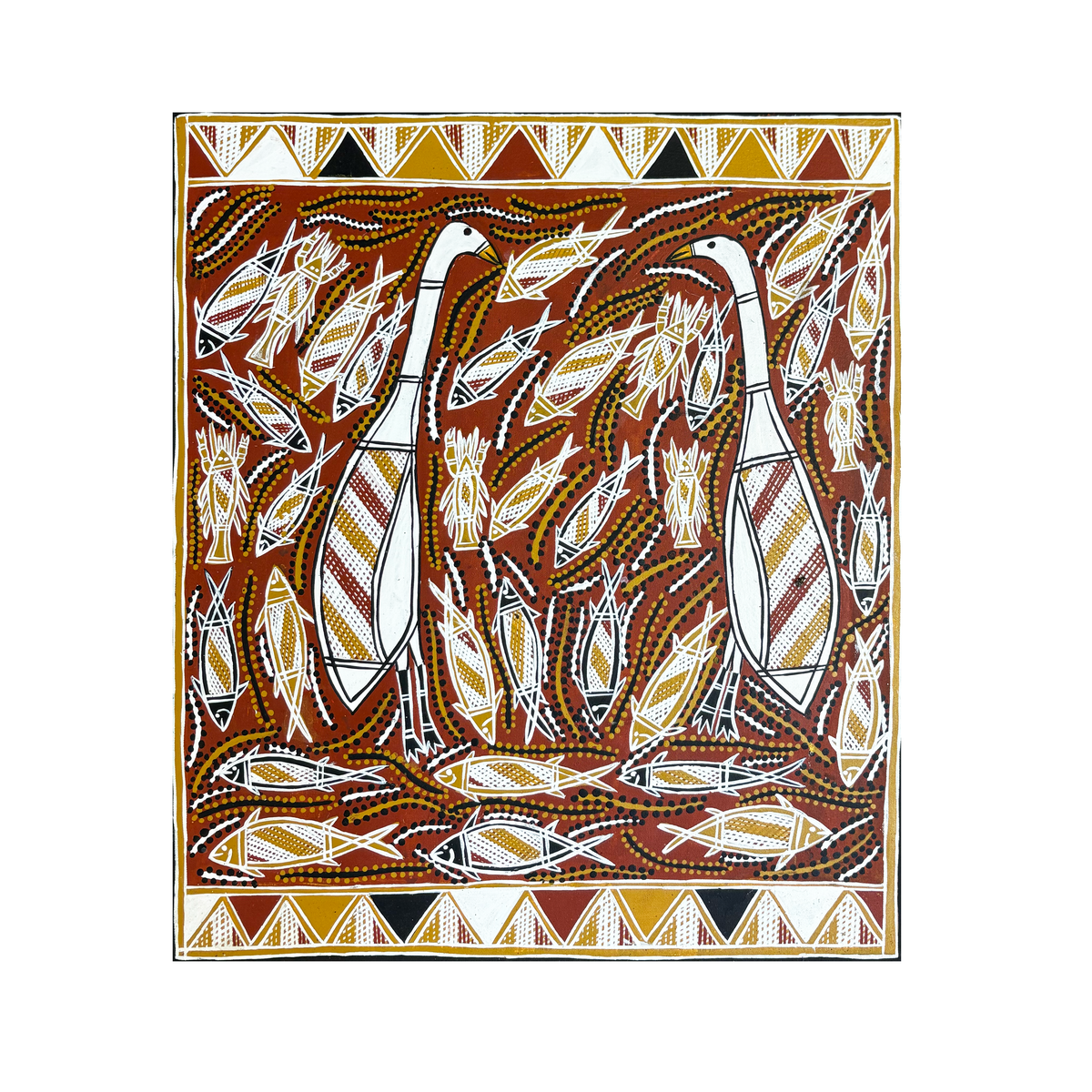 Gananhdharr (White Heron) - Gambung by Peter Gambung