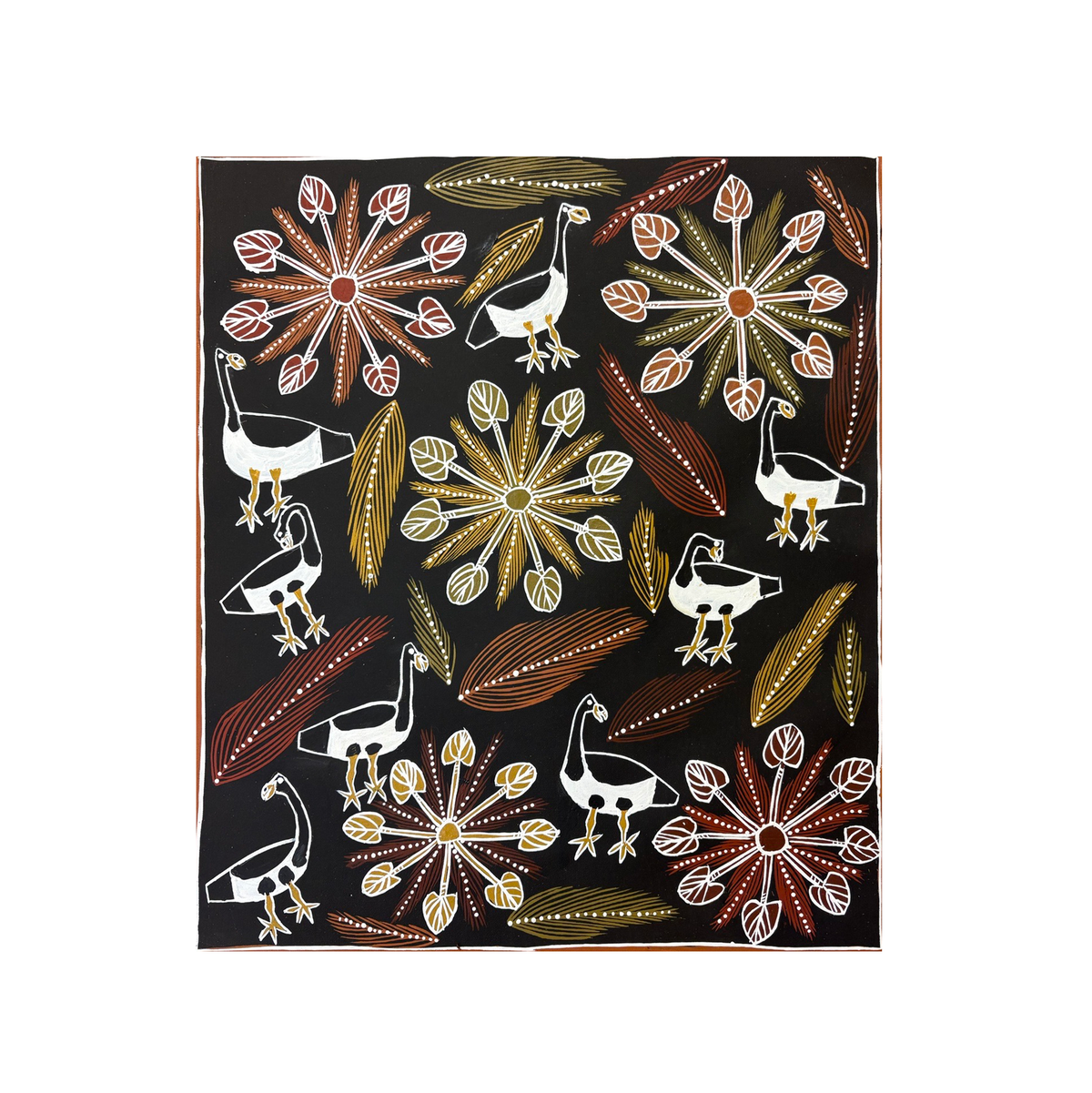 Gumang (Magpie Geese) by Joy Borruwa