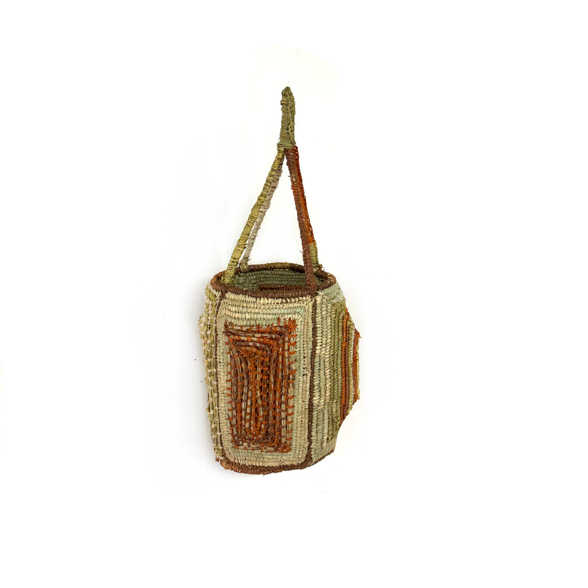 Woven Sculpture (Lamp Shade) by Janice Dalparri