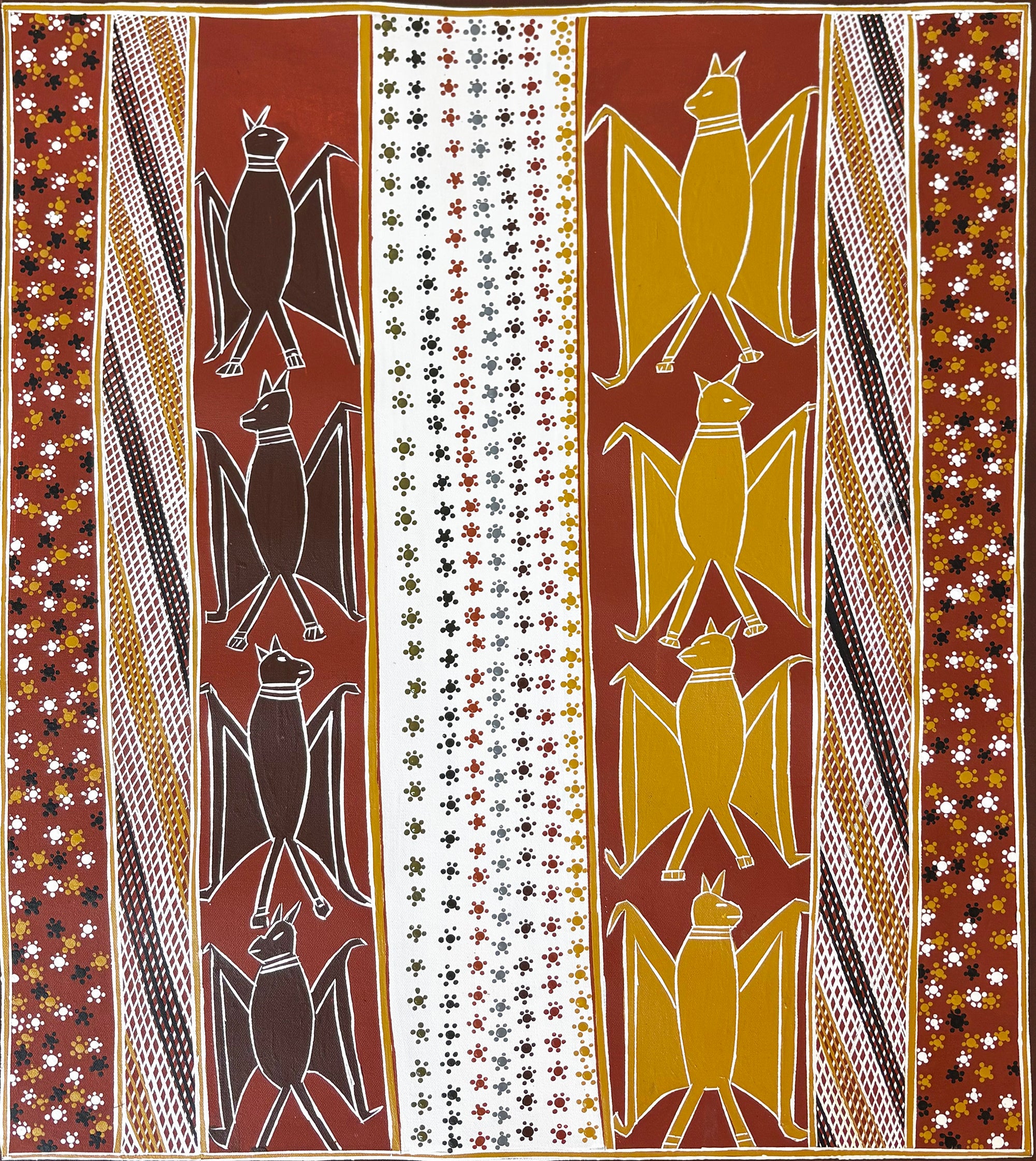Warrnyu Dhawu (Flying Fox Story) by Johnny Malibirr