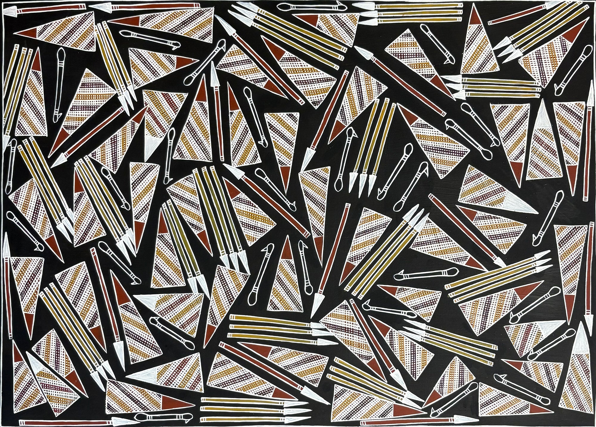 Ngambi (limestone spearheads) by Shannon Ashley