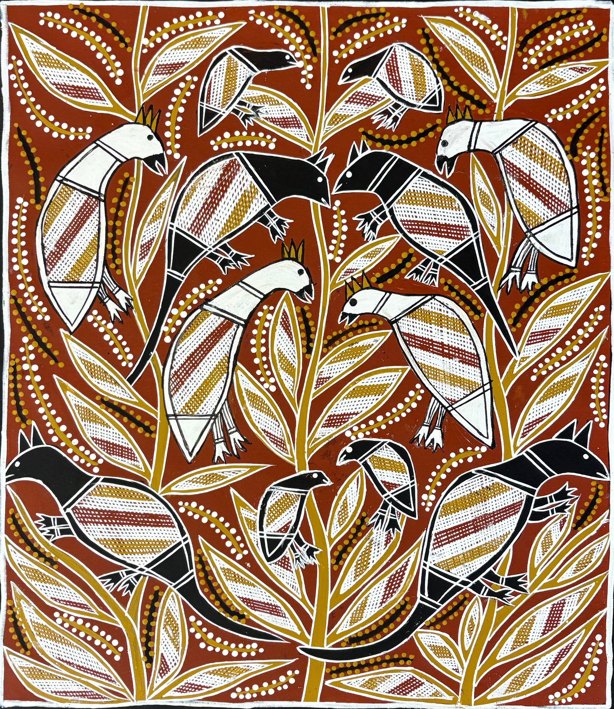 Lorrpu ga Marrngu in the Mayku tree by Peter Gämbung