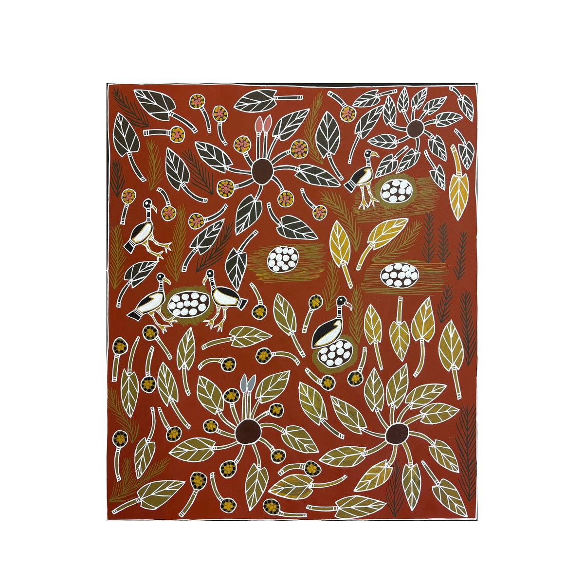 Gumang (Magpie Geese) by Dorothy Djanpalil