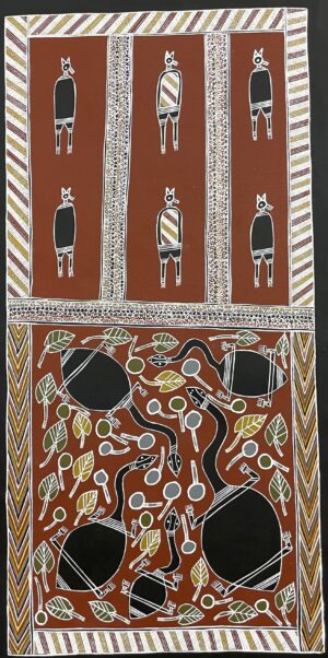 Generic Ganalbingu - Painting - Evonne Rraraypum