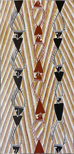 JB Fisher - Wuldulbal/badju (bream) - Painting - JB Fisher