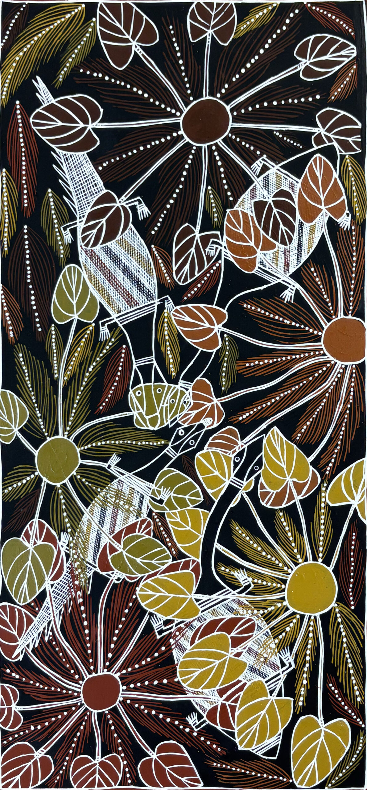 Raypiny Dhawu (Fresh Water Story) - Painting - Joy Binindjilil