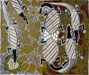 Raypiny Dhawu (Fresh Water Story) - Painting - Selena Munguluma