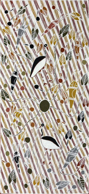 Jabiru - Painting - Evonne Rraraypum