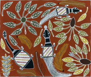 Raypiny Dhawu (Fresh Water Story) - Painting - Dorothy Djan'palil