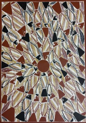 JB Fisher - Wuldulbal/badju (bream) - Painting - JB Fisher