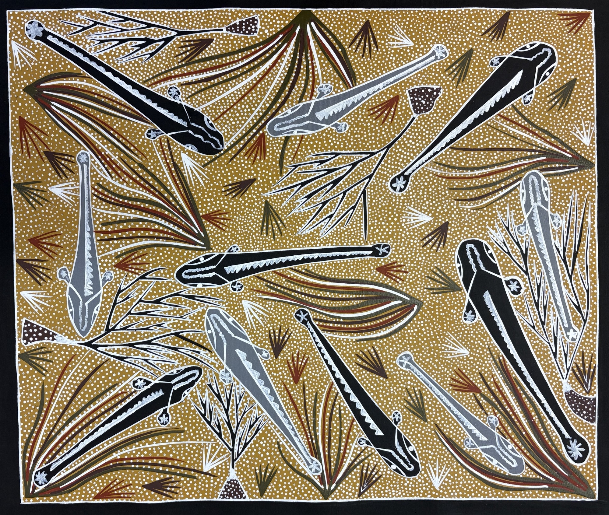 Maliya (sailfin dragonet) - Painting - Johnny Malibirr