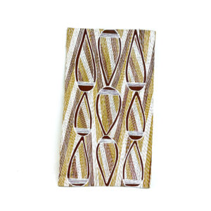 JB Fisher - Wangye (yams) - Bark Painting - JB Fisher