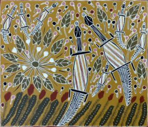 Raypiny Dhawu (Fresh Water Story) - Painting - Evonne Gayuwrri