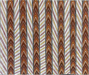 Lungurrma (North-east Wind) - Painting - Dorothy Djan'palil