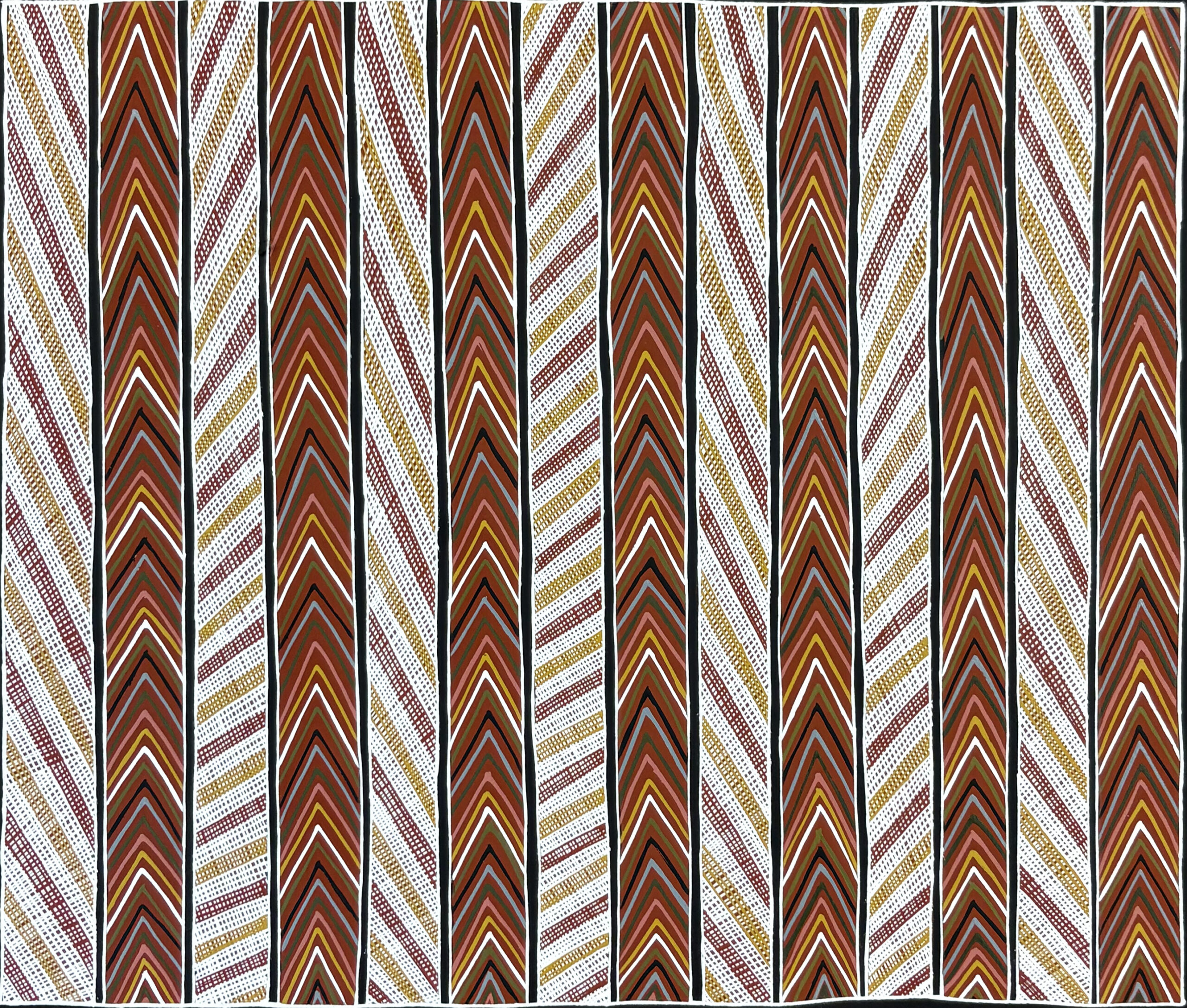 Lungurrma (North-east Wind) - Painting - Dorothy Djan'palil